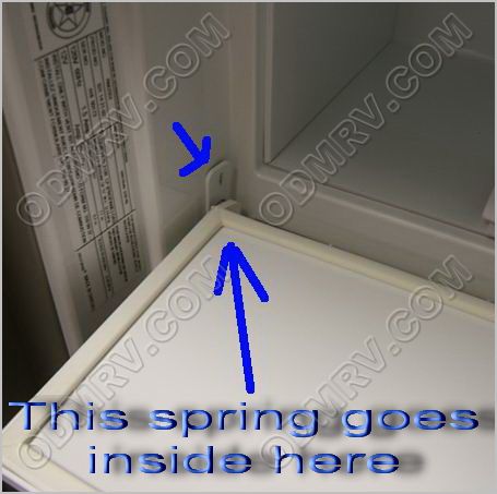 Freezer Spring LH 45-5203 - Click Image to Close