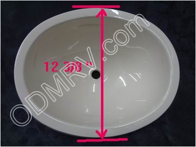 Oval Bath Sink 200406-06 - Click Image to Close