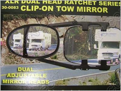 Dual Head XLR Ratchet Clip-On Mirror 92-4001