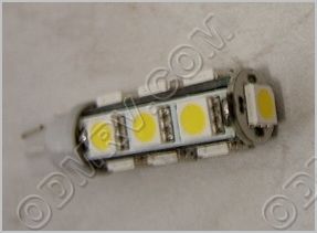 T10 Socket 13 LED Bright White T10-13BW