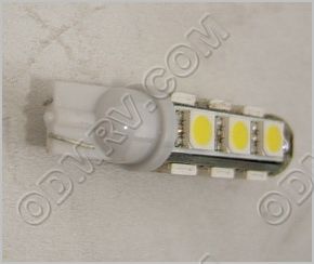 T10 Socket 13 LED Warm White T10-13WW