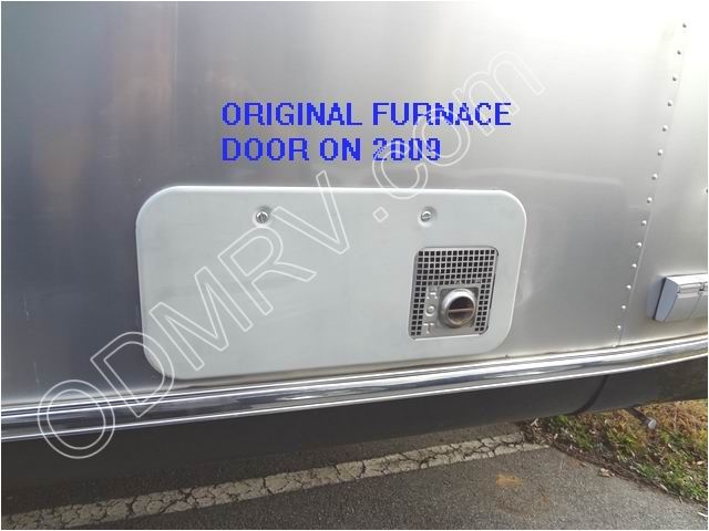 Furnace Door Stainless with Rivets installed 39764W-01