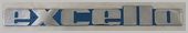 Nameplate Excella Blue Metallic-Zinc 385892-03