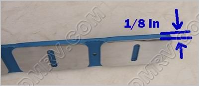 Nameplate 1000 Blue Metallic-Zinc 385893-03