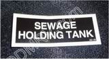 Label Sewage Holding Tank 385942