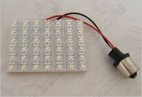 Bright White 1156 socket 42 LED pad 1156P48x68BW - Click Image to Close