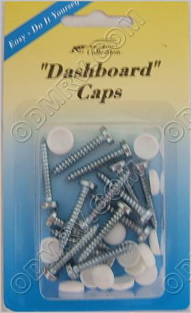 Dashboard caps, white 14-9382