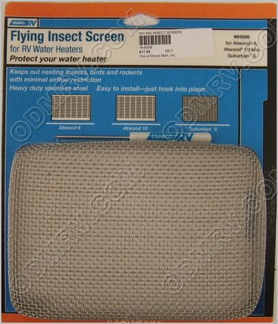Water Heater Insect Screen 79-8006