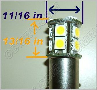 1142 Warm White 13 SMD Cluster LED B1142SMD13WW